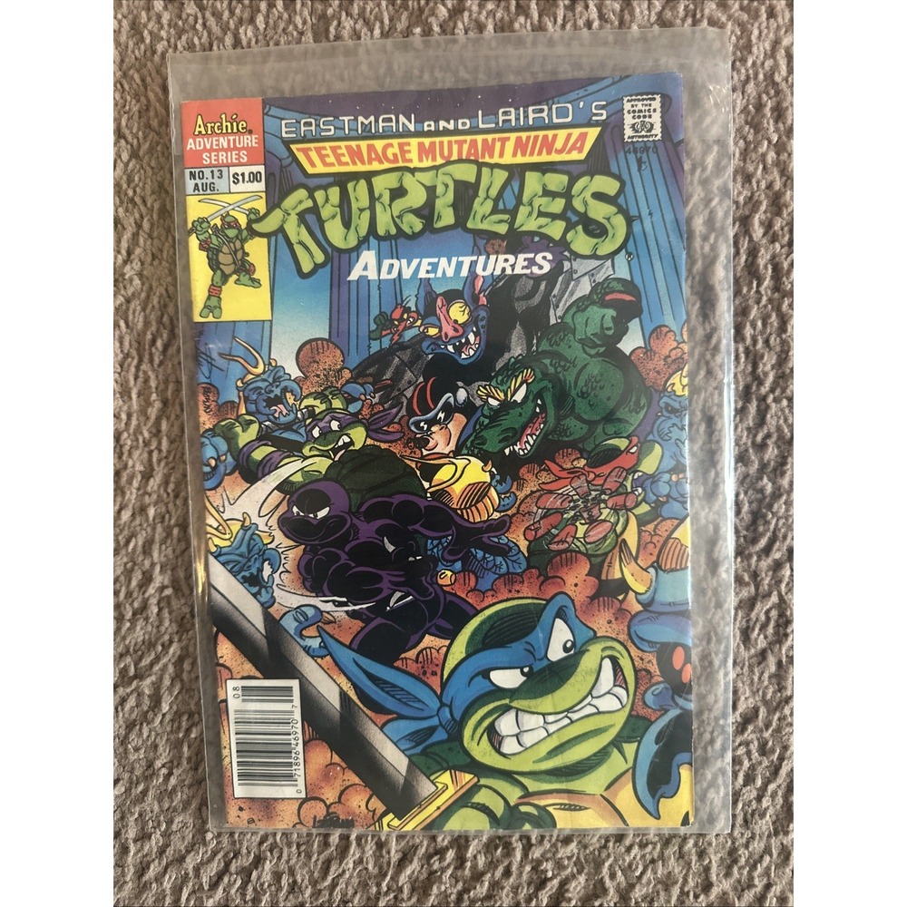 Teenage Mutant Ninja Turtles Adventures #13 *NEWSSTAND* Archie Comics 1990 VF-